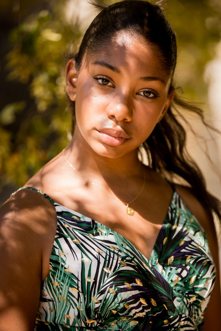 portrait jeune femme pour book